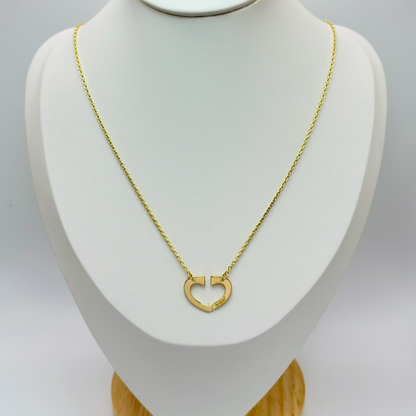 18K Gold Attached Necklace