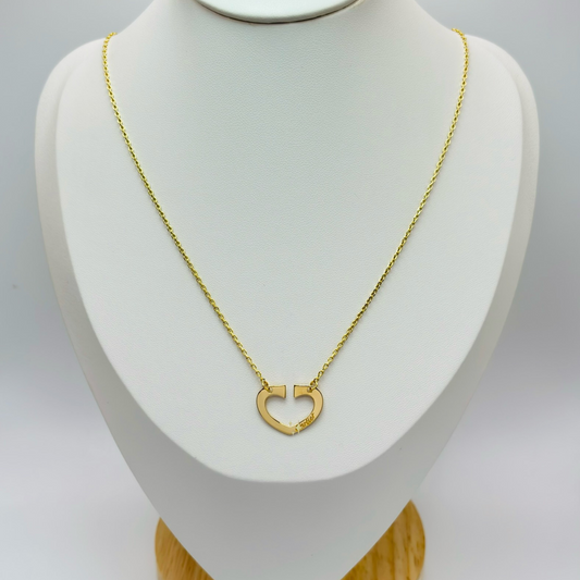 18K Gold Attached Necklace