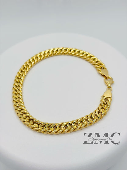 18K Gold Cuban Bracelet