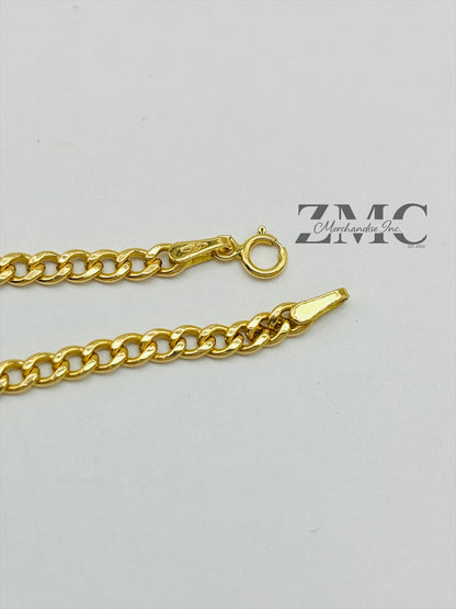18K Gold Curb Bracelet
