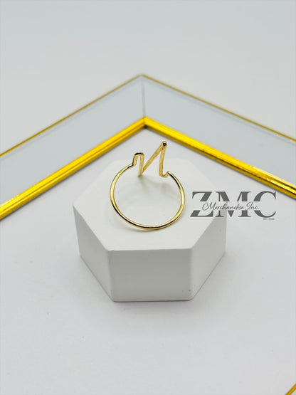 18K Gold Heartbeat Ring