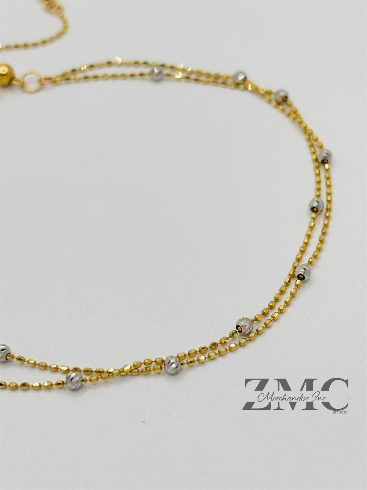 18K Gold Double Bracelet