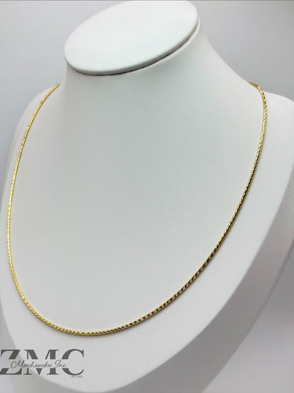18k Gold Omega Chain