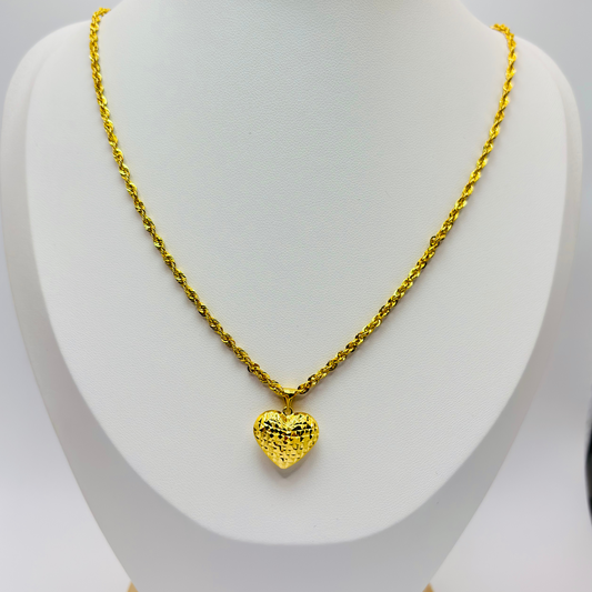 18K Gold Rope Necklace