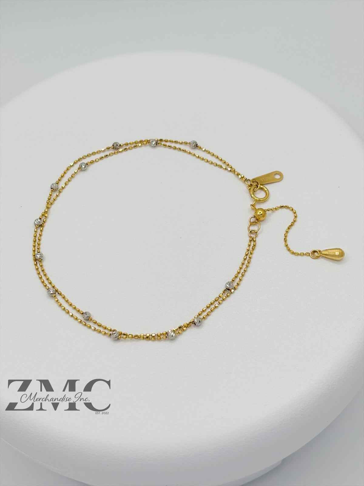 18K Gold Double Bracelet