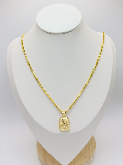 18K Gold Foxtail Dragon Necklace