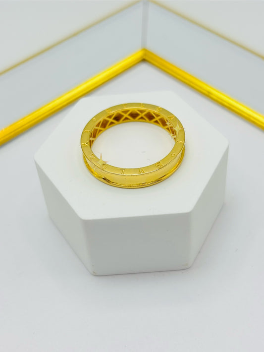 18K Gold B. Plain Ring
