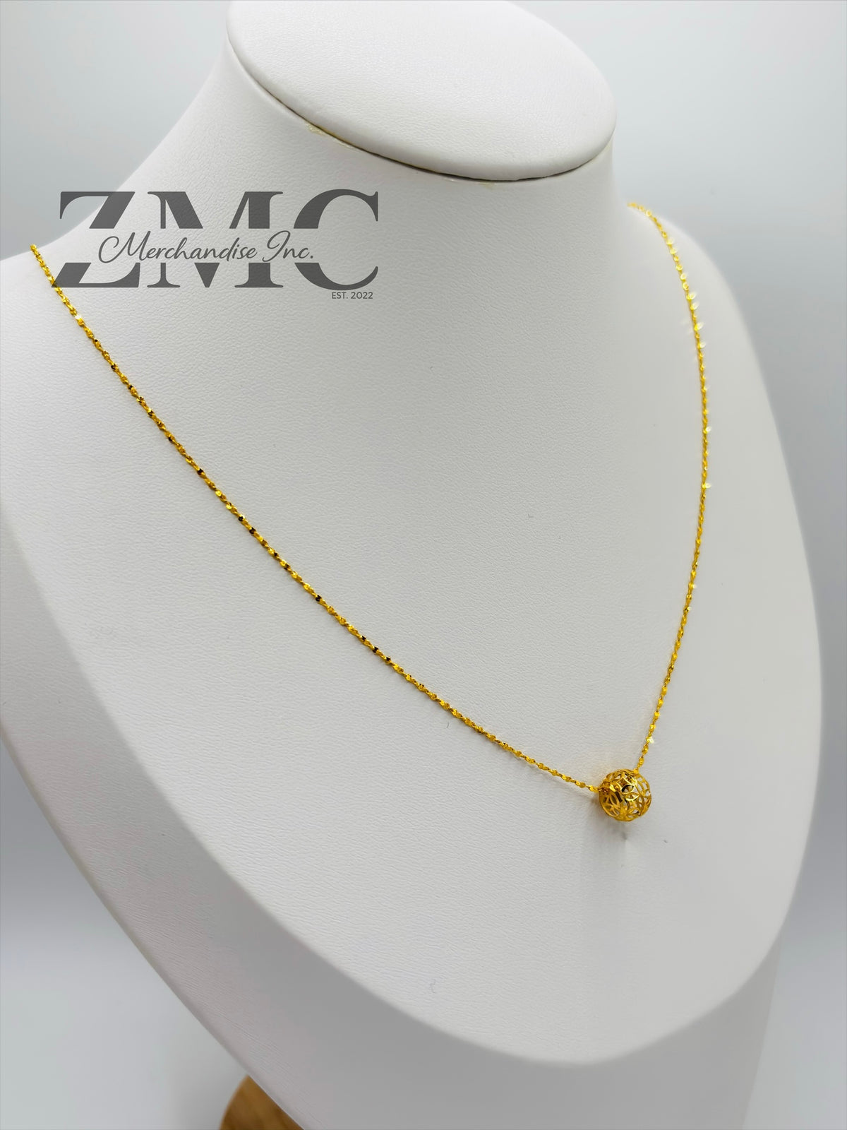 18K Gold Money Cather Necklace