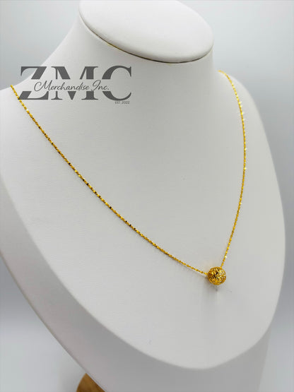 18K Gold Money Cather Necklace