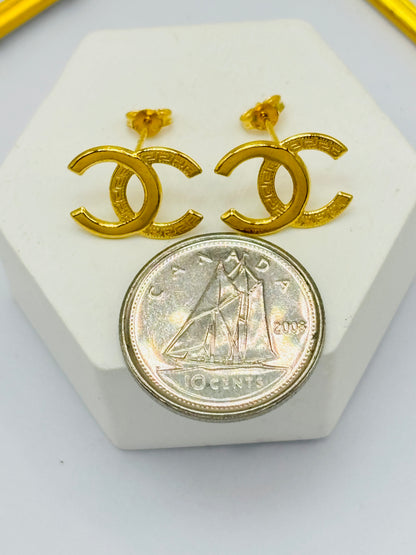 18K Gold Earrings