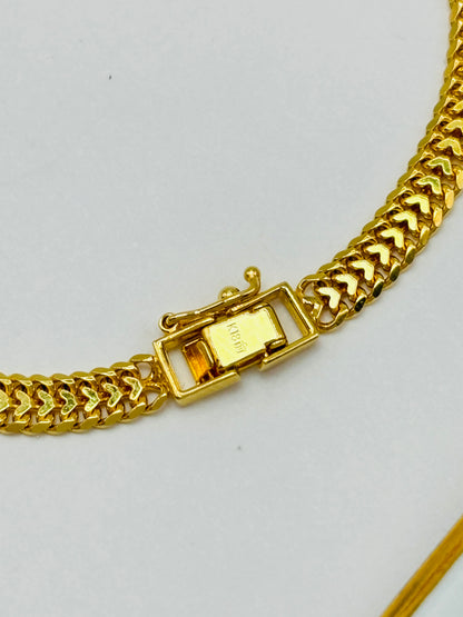 K18 Japan Gold Heartbiz Bracelet