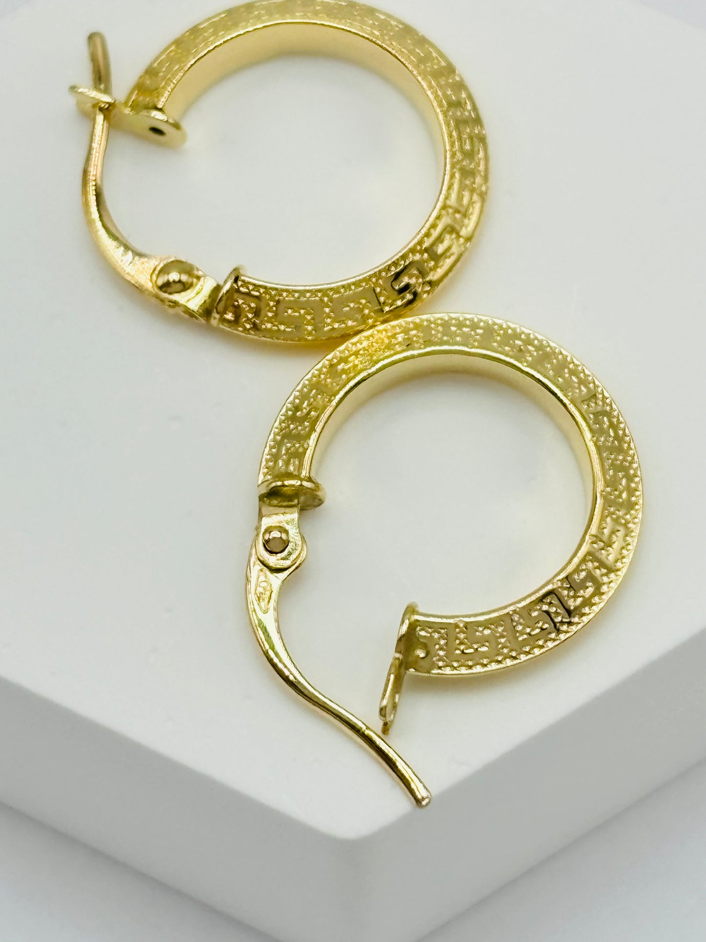 18K Gold Small Loop Earrings