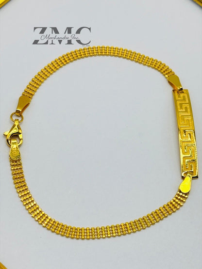 18K Gold F Bracelet