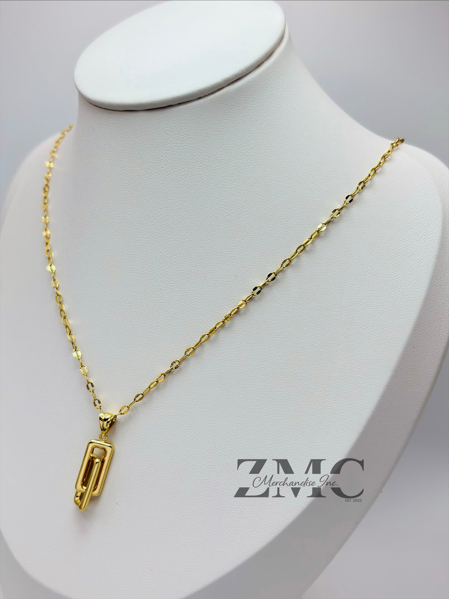 18K Gold Boteg*a Necklace