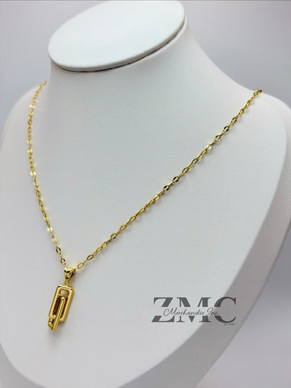 18K Gold Boteg*a Necklace