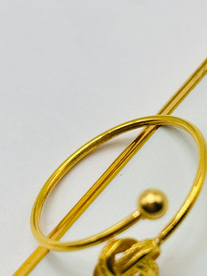 18K Gold Knot Ring