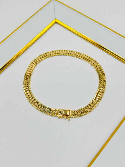 K18 Japan Gold Heartbiz Bracelet