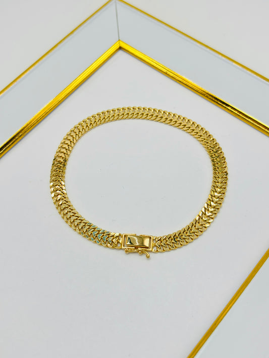 K18 Japan Gold Heartbiz Bracelet