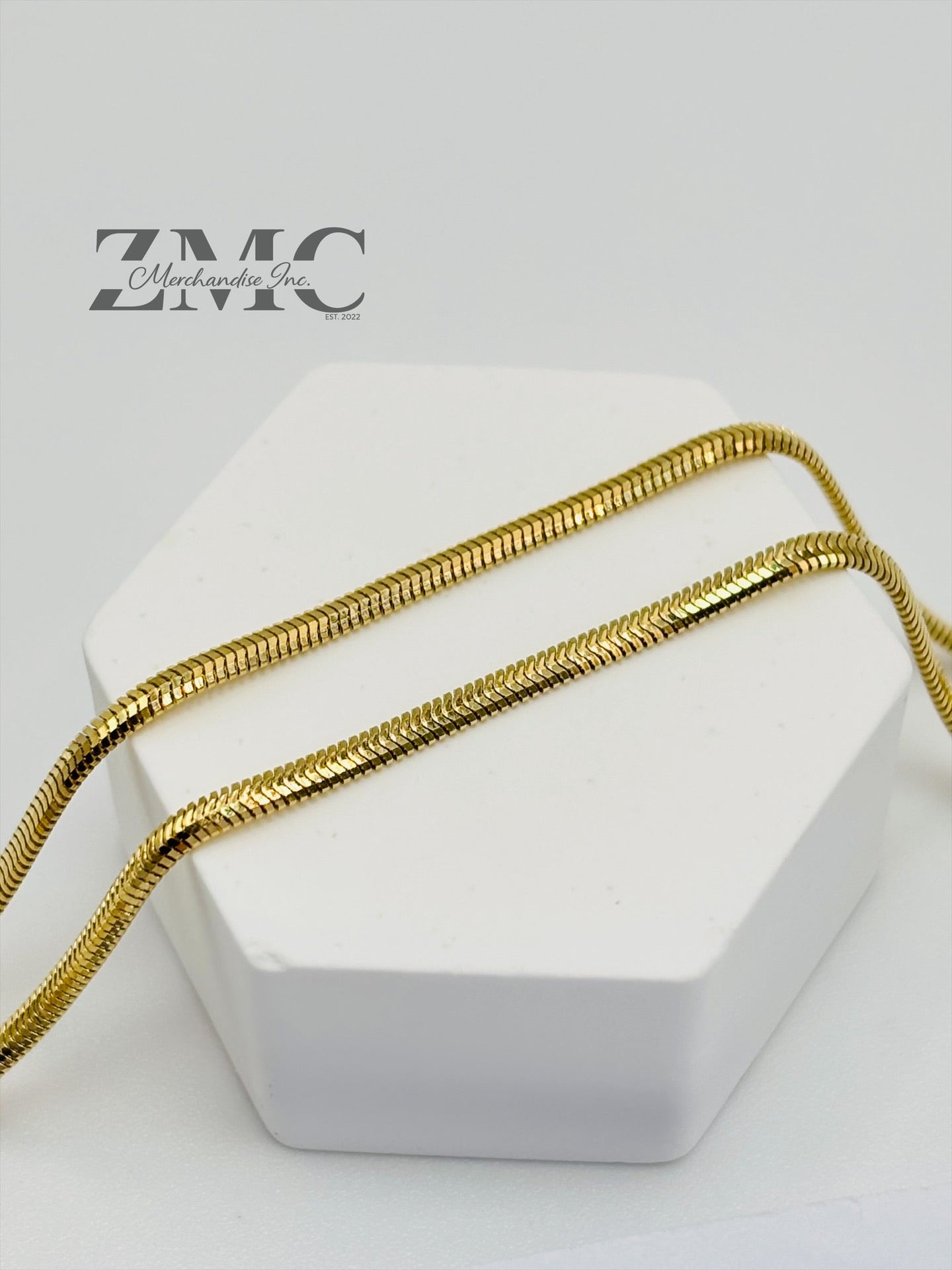 18K Gold Herringbone Chain