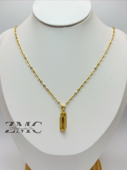 18K Gold Boteg*a Necklace