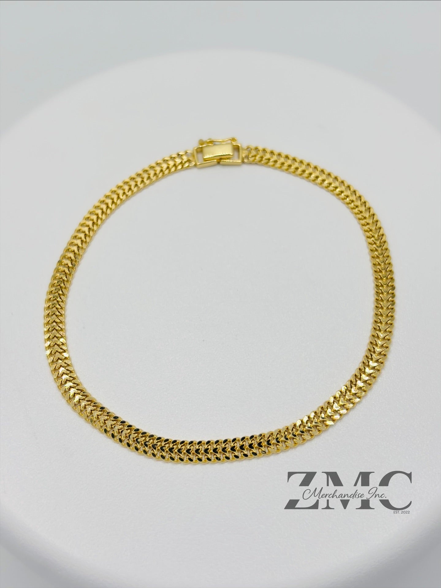 18K Gold Heartbiz Braclet