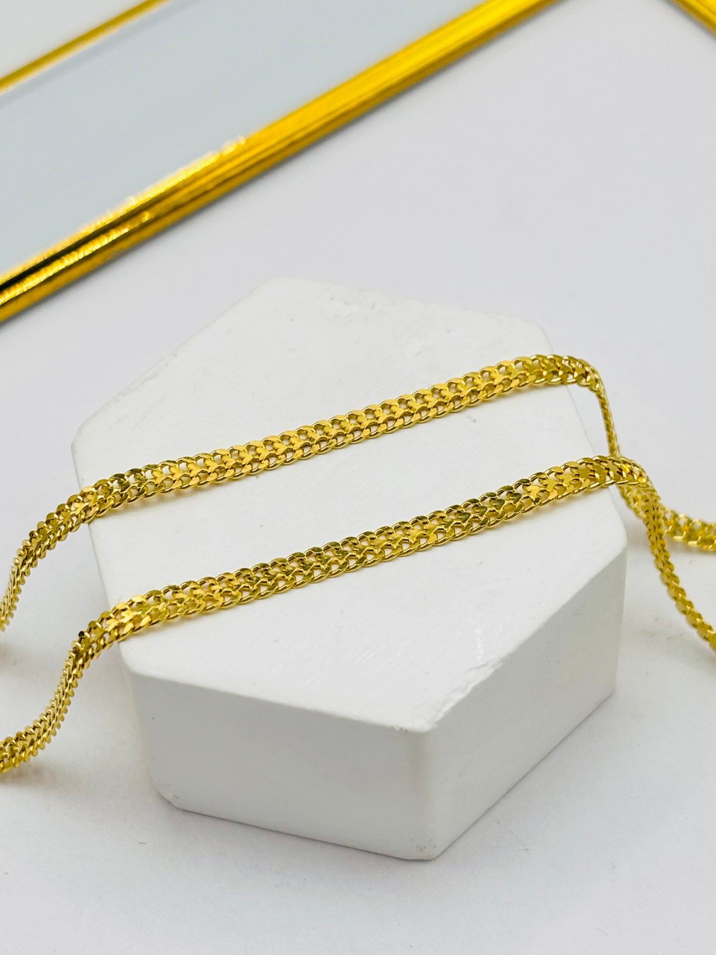 K18 Japan Gold Heartbiz Chain