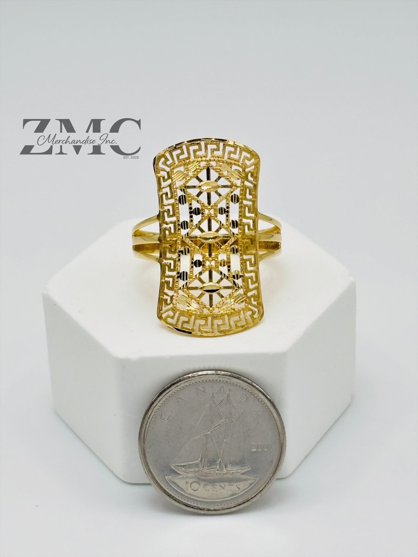 18K Gold Power Ring