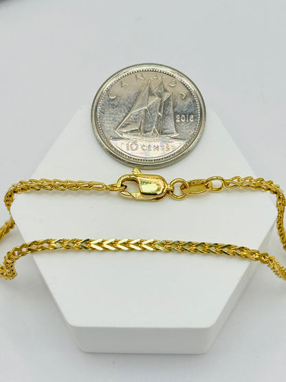 18K Gold Foxtail Chain