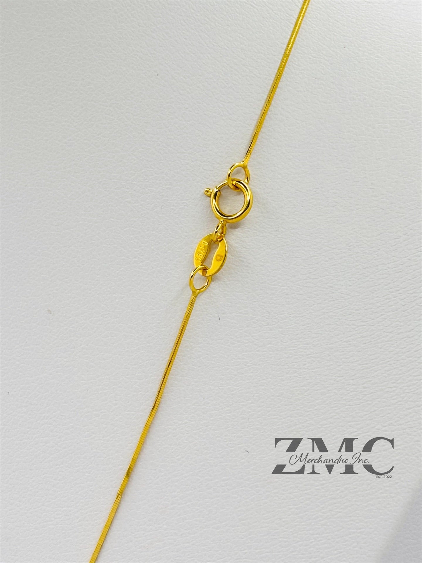 18K Gold Snake Necklace