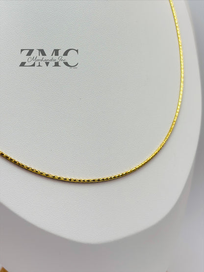 18k Gold Omega Chain