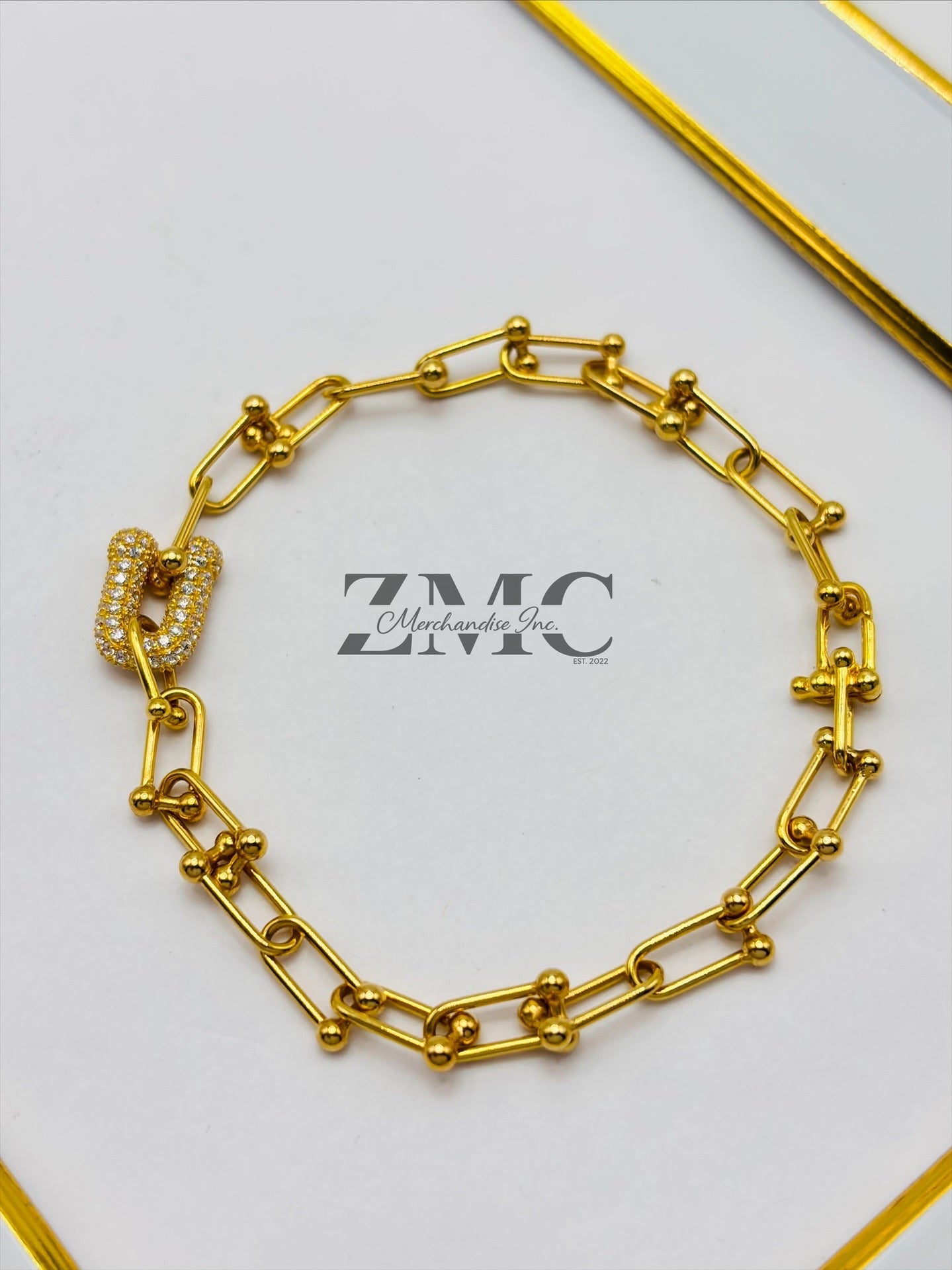 18K Gold Hardware Bracelet