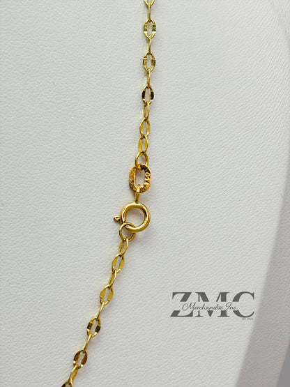 18K Gold L Necklace