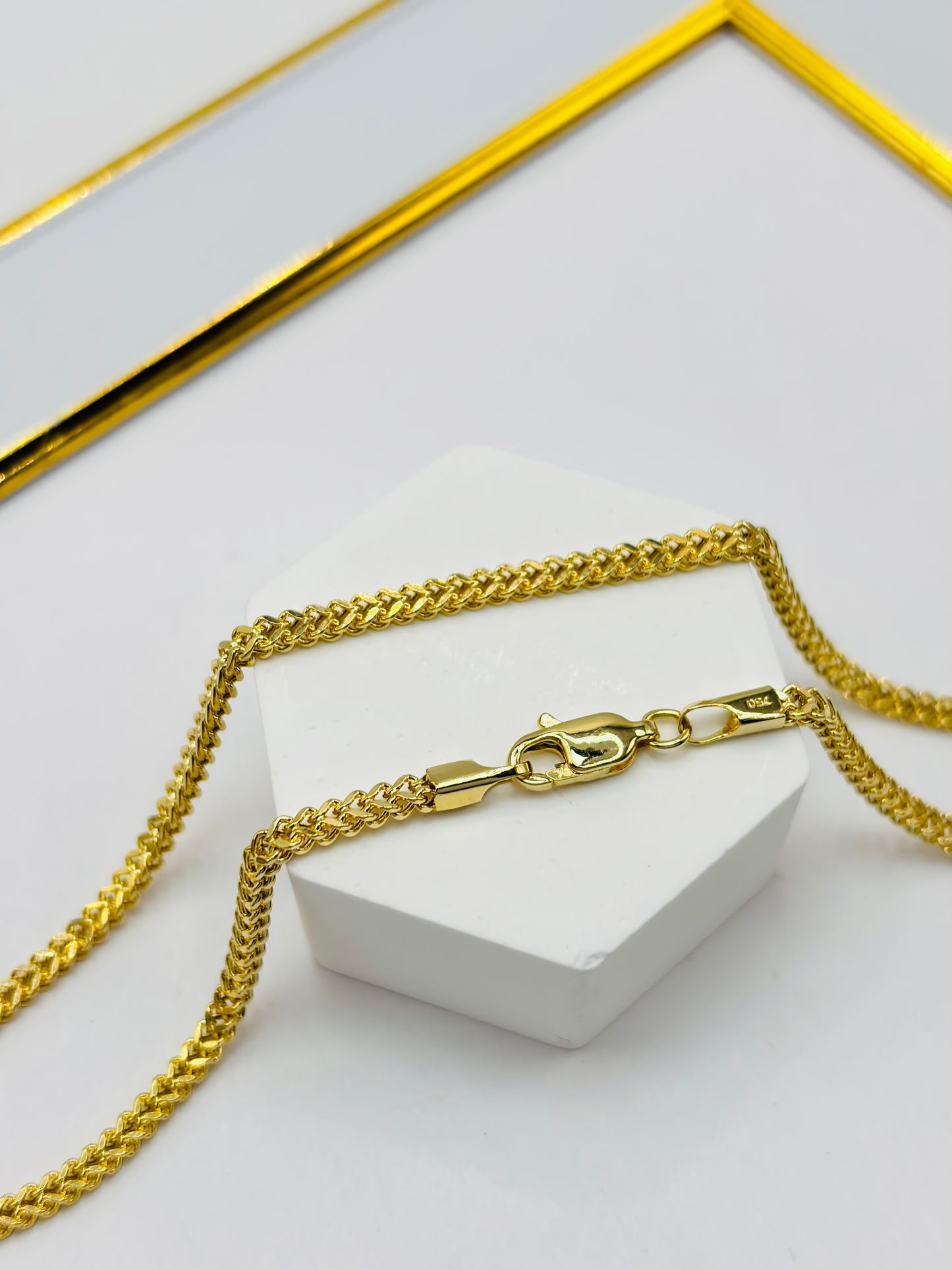 18K Gold Foxtail Men's Chain