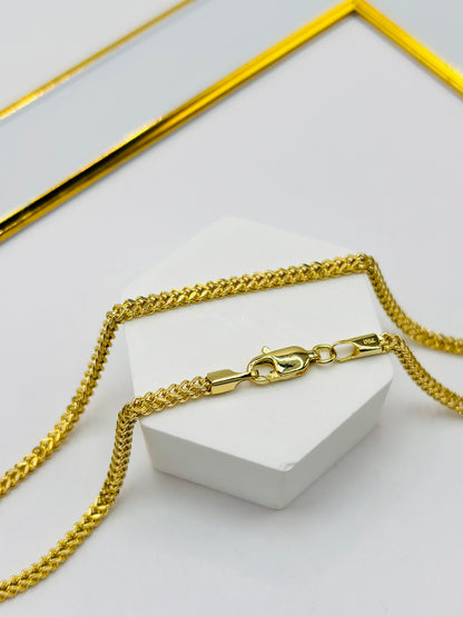 18K Gold Foxtail Men's Chain