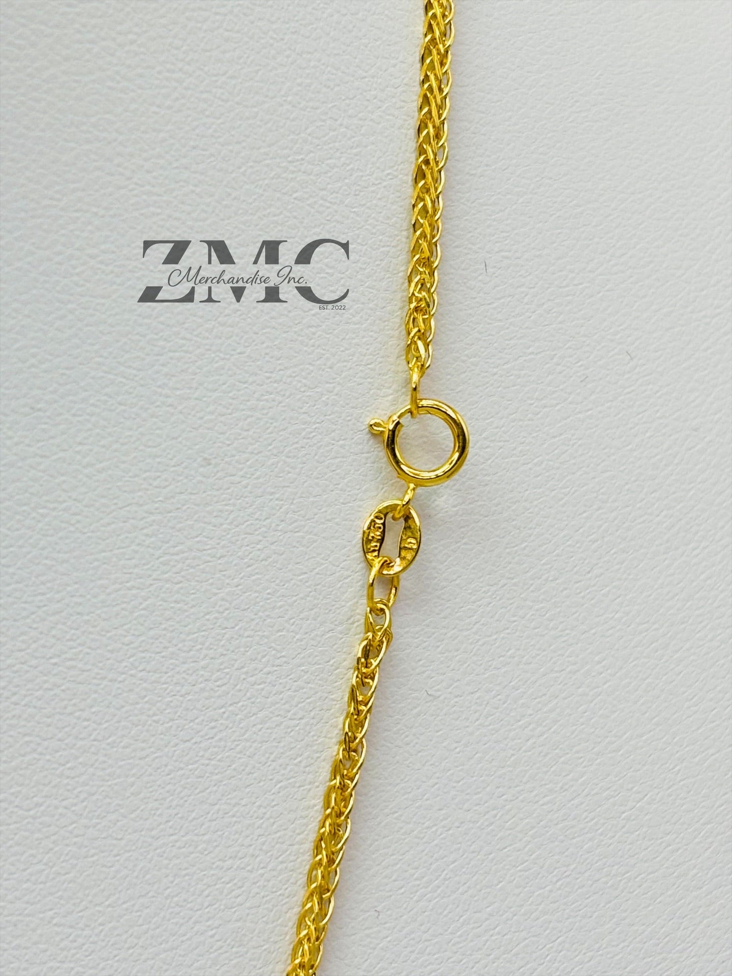 18K Gold C Necklace