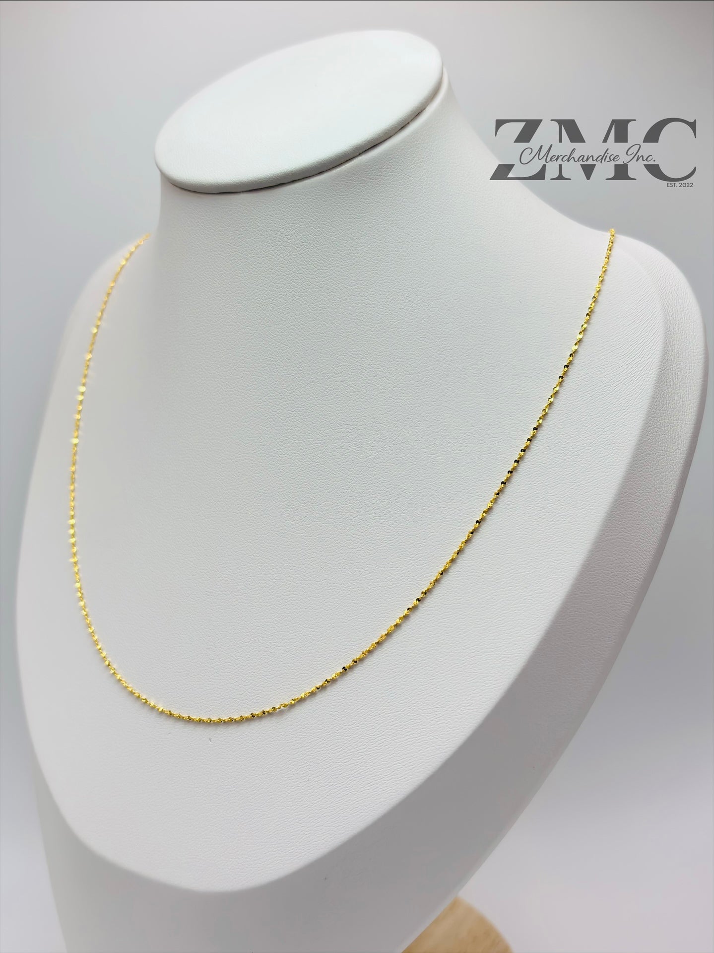 18K Gold Mirror Chain