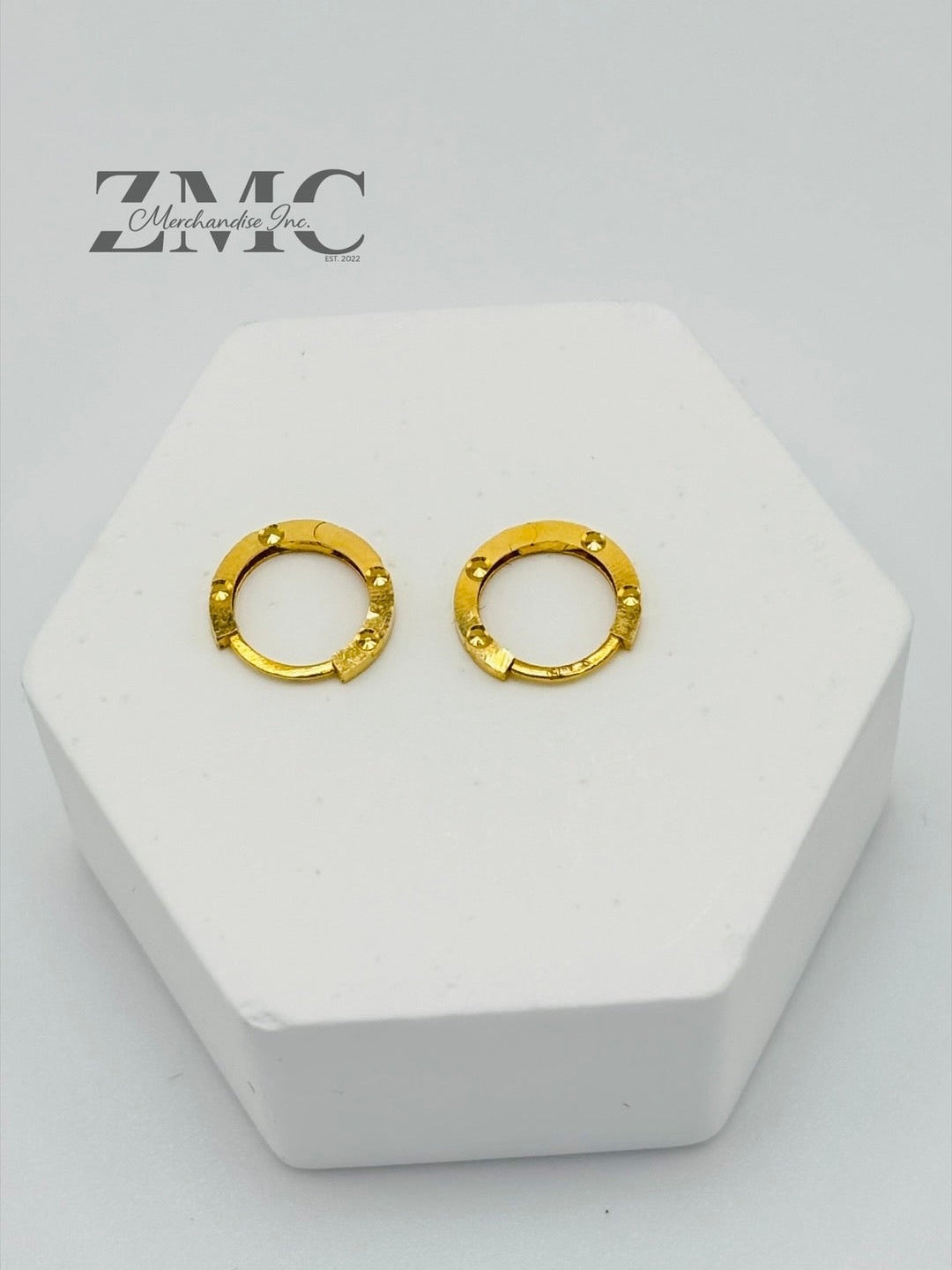 18K Gold Ear Cuff Earrings