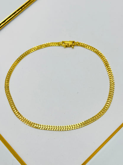 K18 Japan Gold Heartbizz Bracelet 2.9 mm