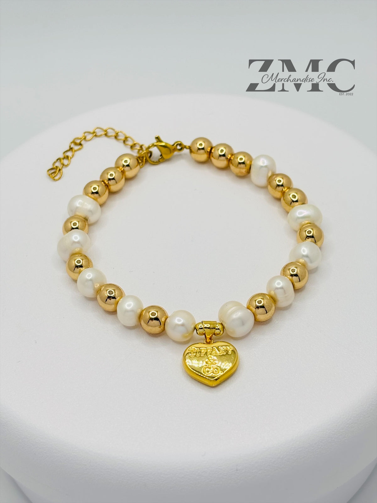 18K Gold Fresh Water Pearl Bracelet