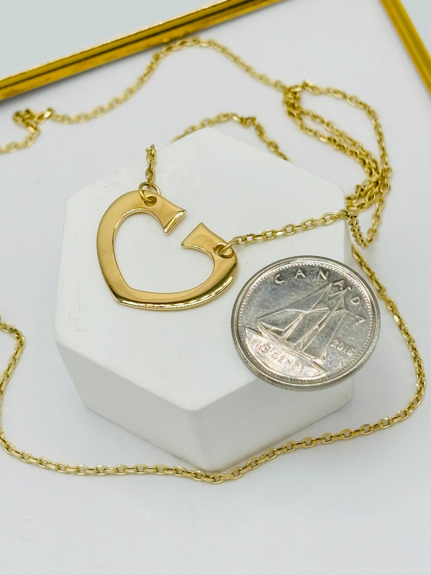 18K Gold Attached Necklace