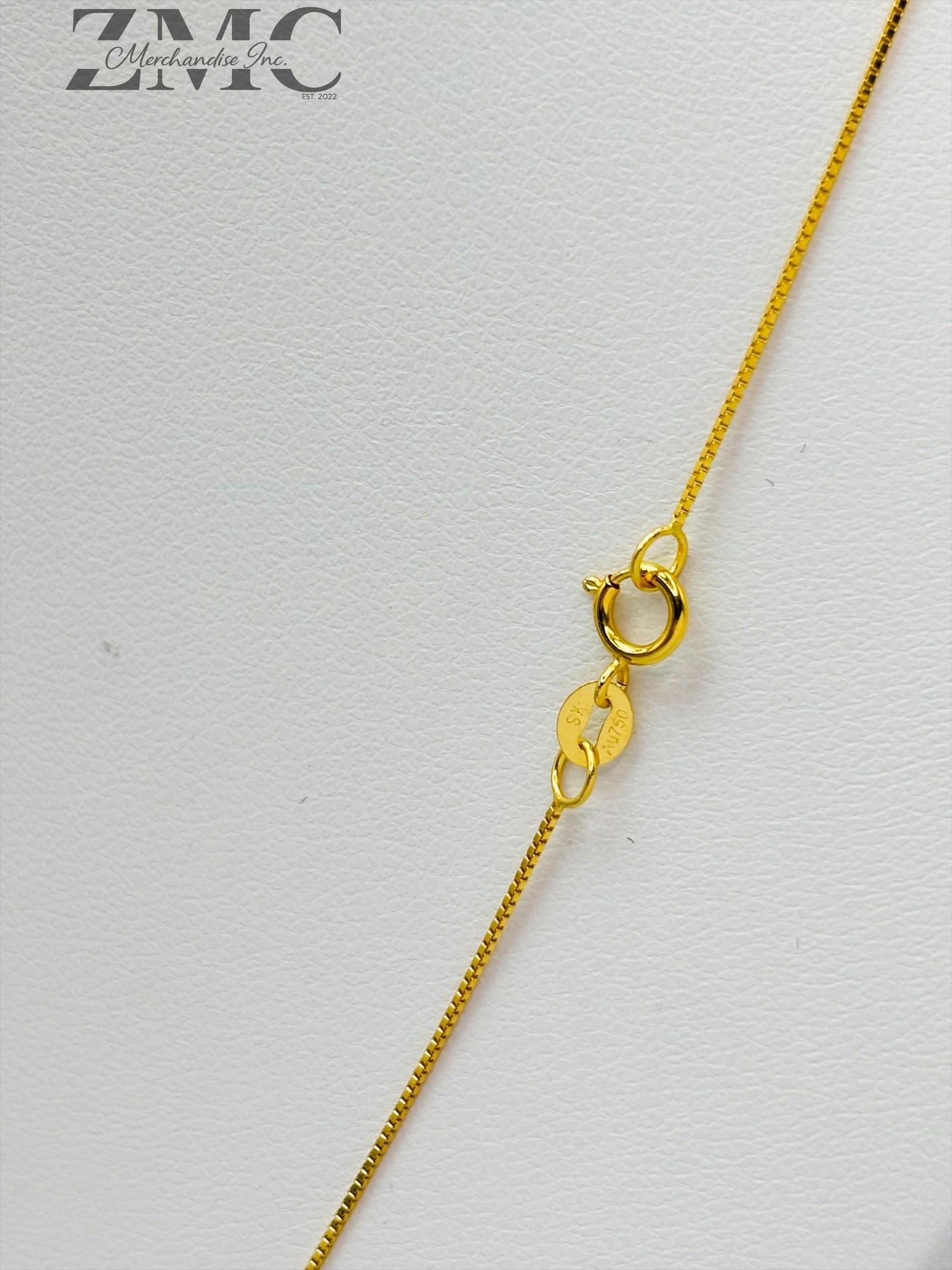 18K Gold Box Chain