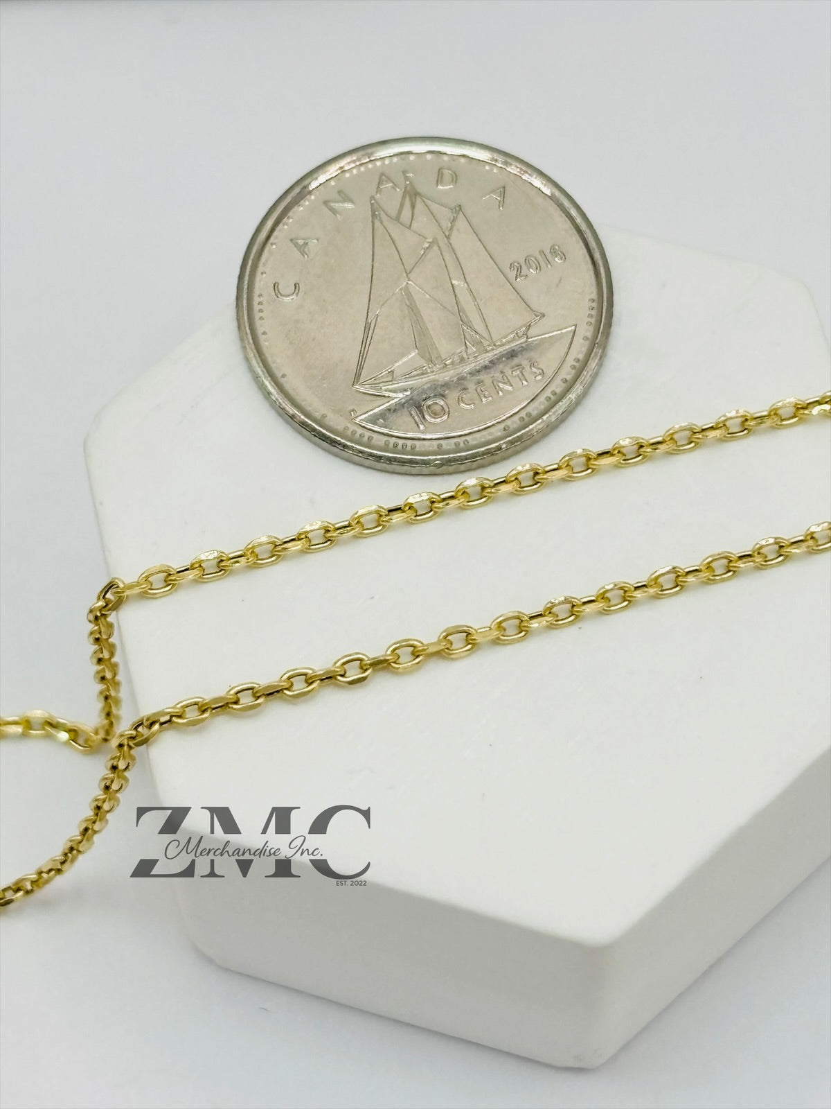18K Gold Attached Necklace