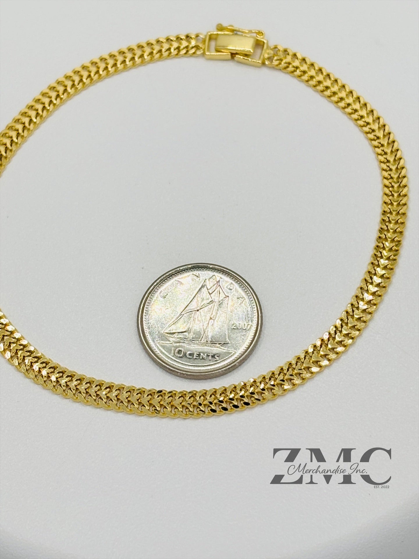 18K Gold Heartbiz Braclet