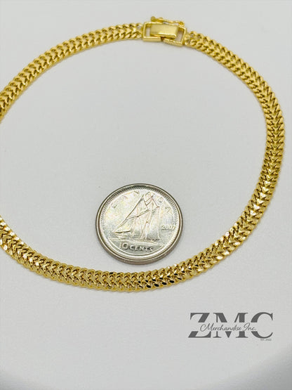 18K Gold Heartbiz Braclet