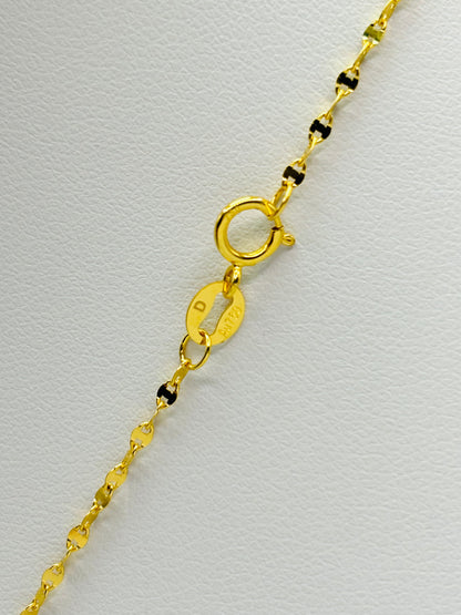 18K Gold Dancing Necklace