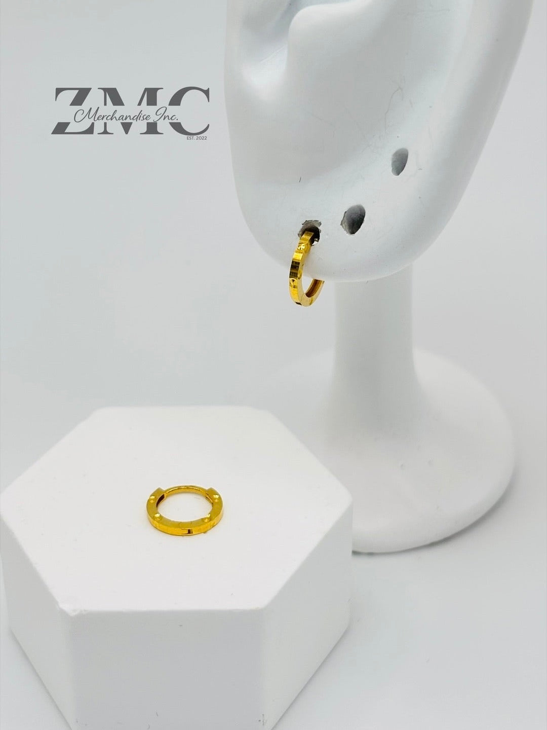 18K Gold Ear Cuff Earrings