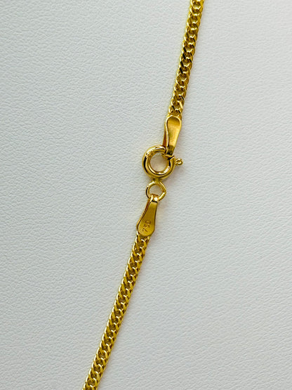 18K Gold Square Dragon Necklace