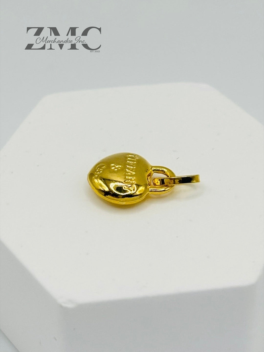 18K Gold Heart Pendant