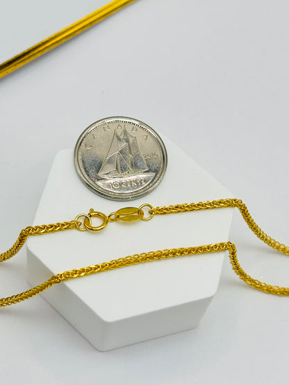 18K Gold Dragon Necklace