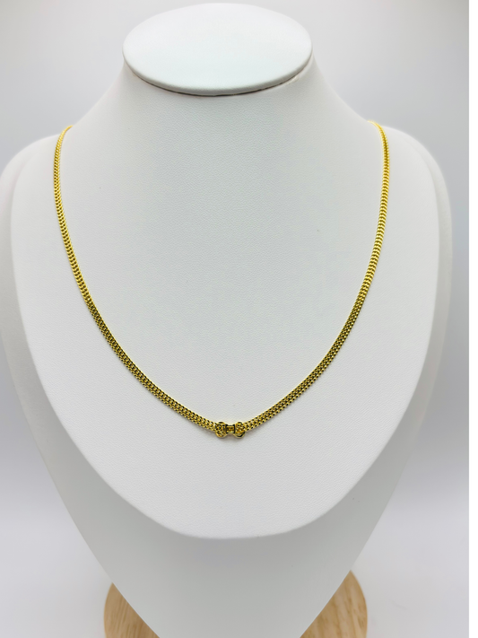K18 Japan Gold Heartbizz with Infinite Chain/Necklace